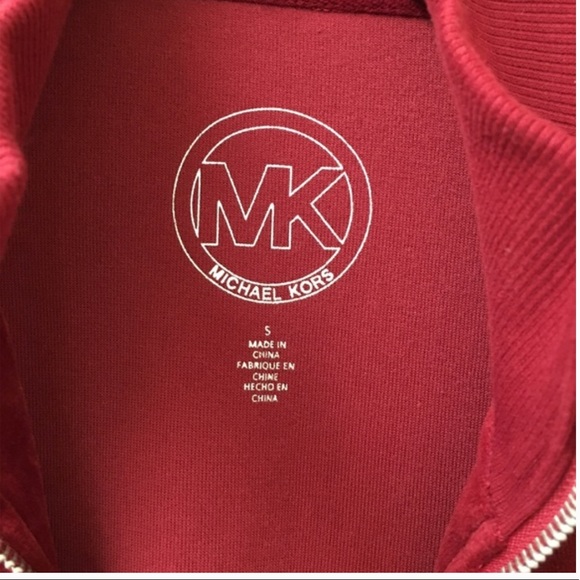 Michael Kors - Velvet Deep Red Jacket - Picture 3 of 8
